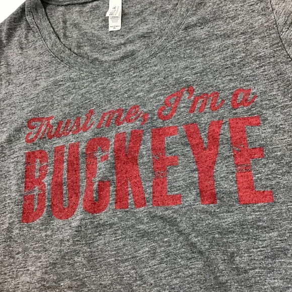 Bella Canvas OSU Buckeye Trust Triblend Scoop Tee - Picture 3 of 6